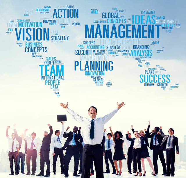 Management Vision Action Planning Success Team Business Concept